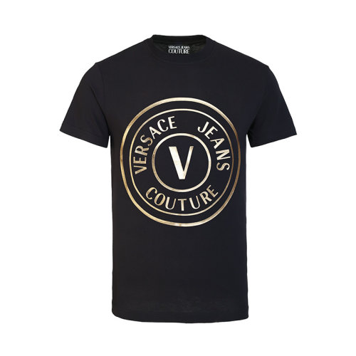 VERSACE/范思哲時(shí)尚百搭圖案LOGO男士短袖T恤