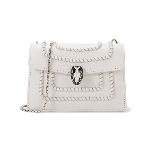 BVLGARI/寶格麗  女迷你款士SERPENTI FOREVER系列牛皮蛇頭扣單肩斜挎包鏈條包 288045