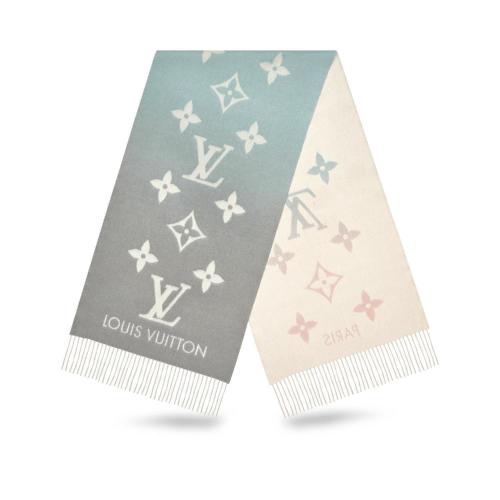  LV路易威登 22年秋冬 女士 圍巾 Reykjavik Gradient 圍巾 M70868 預(yù)定商品2-8周發(fā)貨