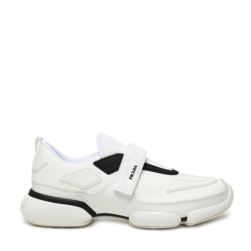 PRADA/普拉達(dá) 男士橡膠配織物休閑運(yùn)動(dòng)鞋 2OG066 2ODJ