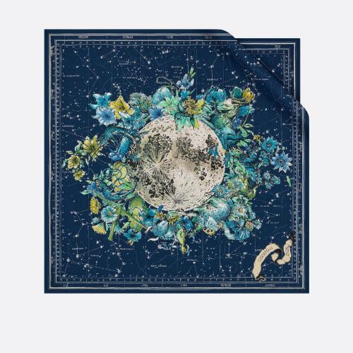 DIOR迪奧 22年秋冬 女士 絲巾 Dior 印花方巾 15ZOD090I607_C540 預(yù)定商品1-3周發(fā)貨