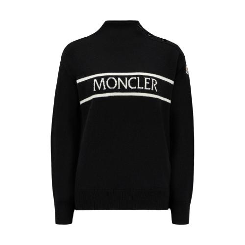  MONCLER蒙可蒙克萊 22年秋冬 女士 針織衫 Logo Wool Jumper H20939F00011M1131999