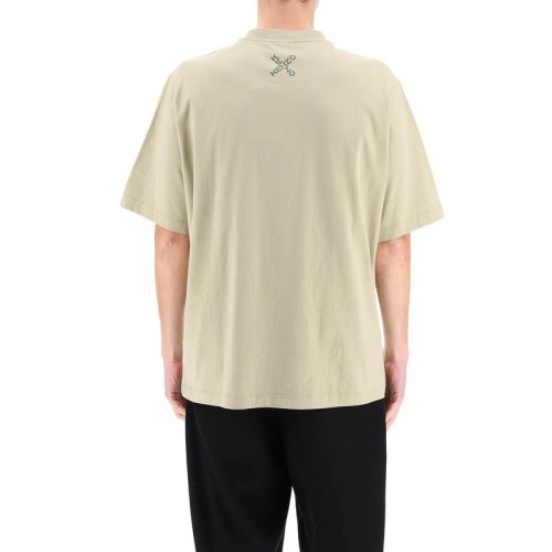  KENZO/高田賢三 男士白色棉質短袖T恤 FA65TS5024SJ-01 PLFSX