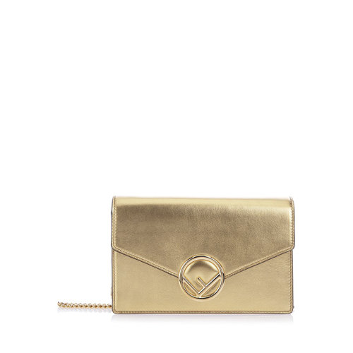 FENDI/芬迪  女包 字母F 女士小牛皮時尚鏈條手拿包單肩包 FD8BS006A0Y1F0MK5