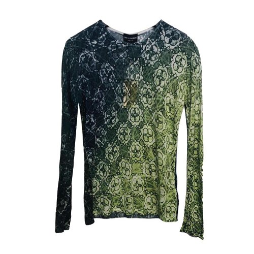 Emporio Armani/安普里奧阿瑪尼 黃綠花色男士T恤