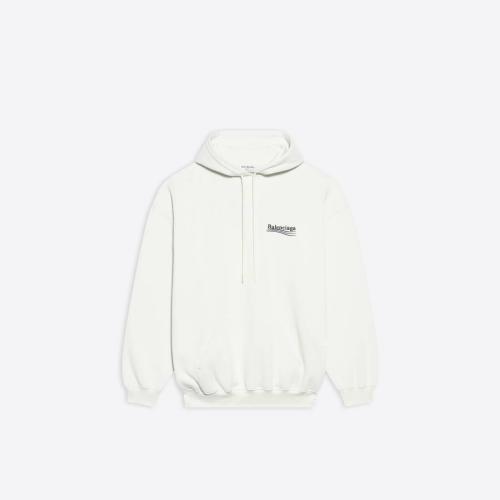  BALENCIAGA巴黎世家 22年春夏 女士 衛(wèi)衣 political campaign medium fit hoodie 578135TKVI99 預(yù)定商品1-3周發(fā)貨