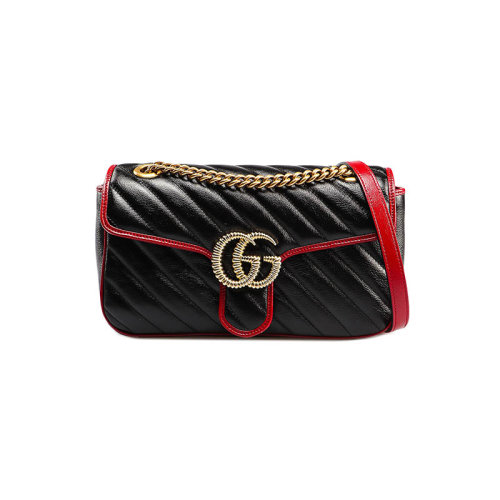 輕微瑕疵GUCCI/古馳斜挎包443497 0OLFX 8277 尺寸：26x14x7 cm