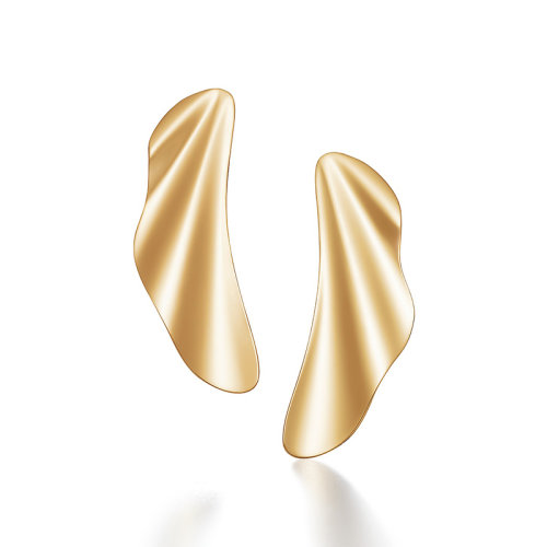 Tiffany & Co./蒂芙尼  ElsaPeretti?系列18K金小號波浪耳環(huán) 67740327