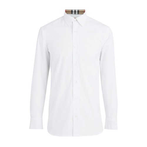 BURBERRY/博柏利  男裝 服飾  棉質(zhì)時尚商務(wù)襯衣 男士長袖襯衫