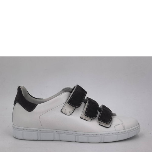 A.TESTONI/鐵獅東尼 男士白色皮鞋 97763QY7