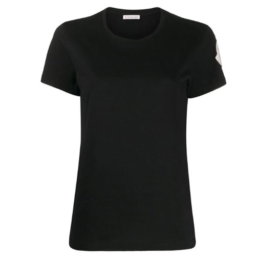 Moncler/蒙克萊 蒙口 女裝 時(shí)尚百搭 品牌LOGO棉質(zhì)女士圓領(lǐng)短袖T恤 8C71600V8102910