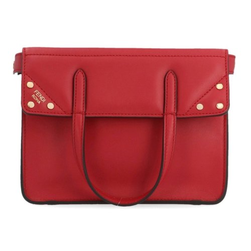 FENDI/芬迪  女包 FLIP系列 經(jīng)典雙F肩帶 女士牛皮時尚單肩斜挎包 8BT306A5DYF16GP