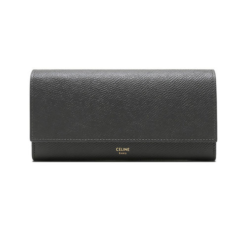 CELINE/賽琳女士牛皮革長款錢包錢夾10B563BEL