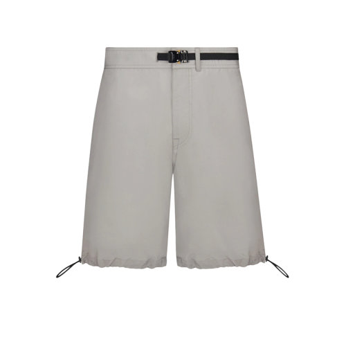 DIOR/迪奧 22年秋冬新款 CD 1947系列 男士灰色棉質(zhì)混紡科技面料短褲293C179B4717_C120