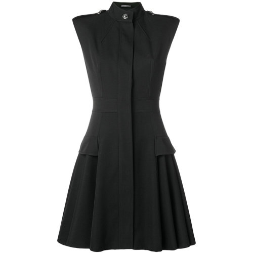 Alexander McQueen/亞歷山大麥昆  時(shí)尚潮流 小高領(lǐng)女士無袖連衣裙 523470QLJ121 HC0640
