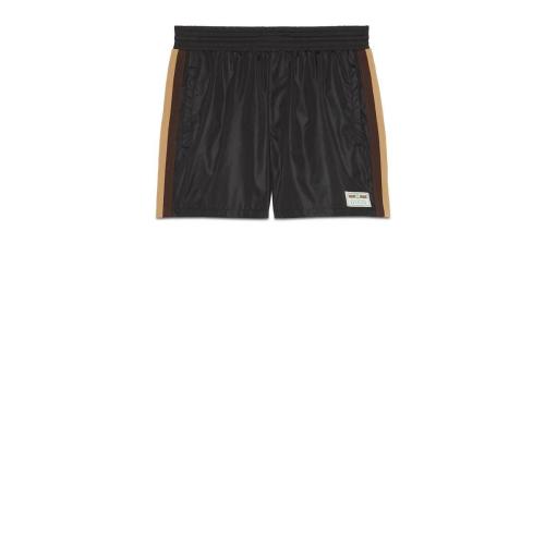  GUCCI古馳 22年秋冬 男士 飾Gucci標(biāo)簽游泳短褲 599585 XHAC2 1082