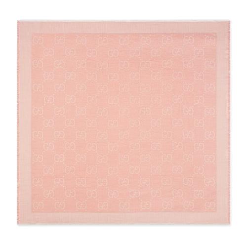  GUCCI古馳 22年秋冬 女士 GG金銀絲線提花披肩 694839 3G720 5800