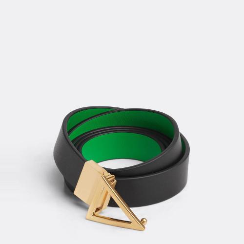  BV葆蝶家 22年秋冬 女士 腰帶 triangle 709302VMAUK1116