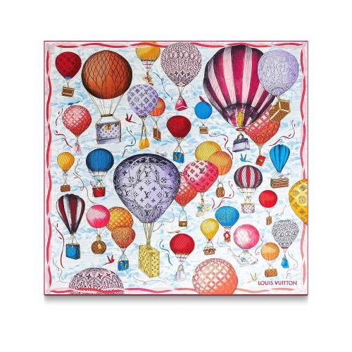  LV路易威登 22年秋冬 女士 圍巾 UP AND AWAY 90 方巾 M77662