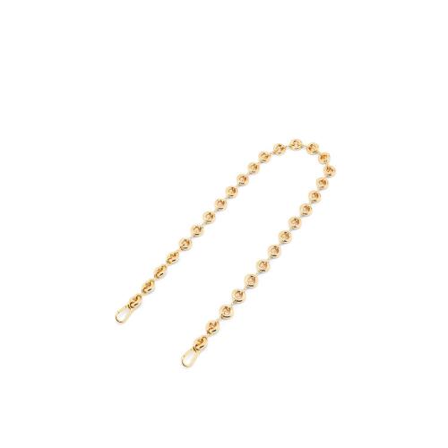  LOEWE羅意威 22年秋冬 女士 肩帶 Doughnut chain strap in brass C181T03X01-8130