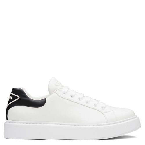 PRADA/普拉達  Macro系列 男士白色皮革運動鞋4E3583_3G4I_F0964