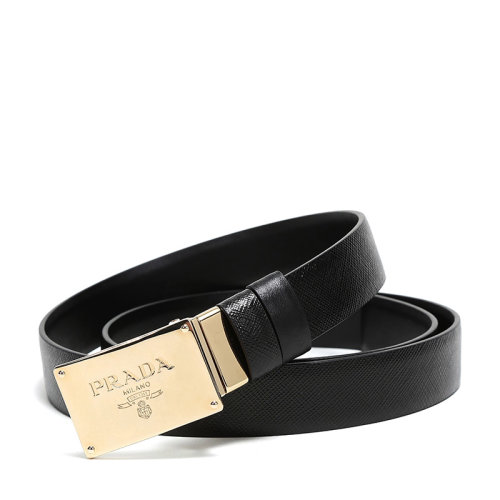 PRADA/普拉達(dá) 女士腰帶牛皮板扣式雙面皮帶1CC3752CJO