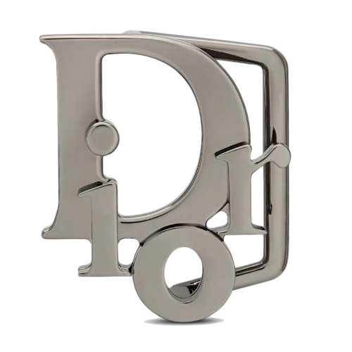 DIOR/迪奧新款 男士暗灰色鍍釕黃銅35毫米的腰帶扣4915RUMET_H07K