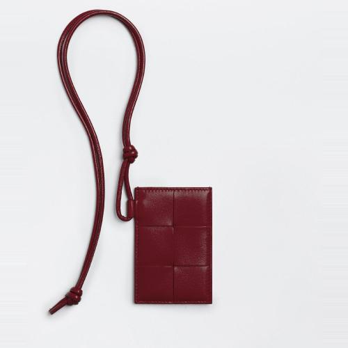  BV葆蝶家 22年秋冬 女士 卡包 etui pour cartes avec laniere 701460VCQC46208