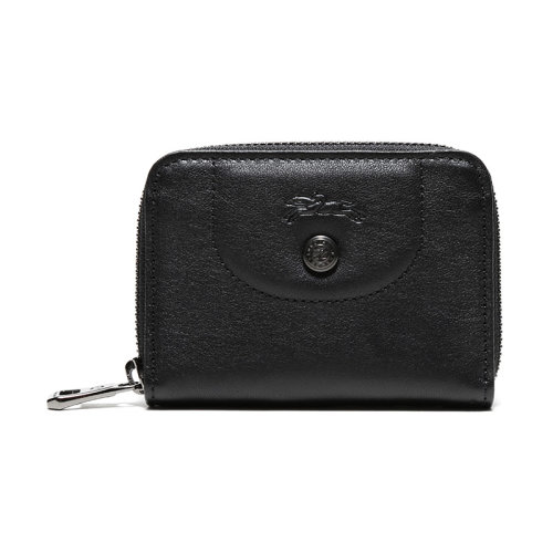 Longchamp/瓏驤 女士LEPLIAGECUIR系列羊皮卡包卡夾30001757001