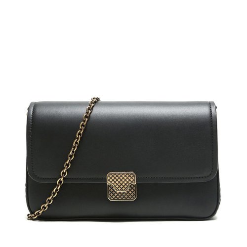  Bottega Veneta/葆蝶家 女士黑色羊皮革手拿包 547023 V1EED 1000 PLSX