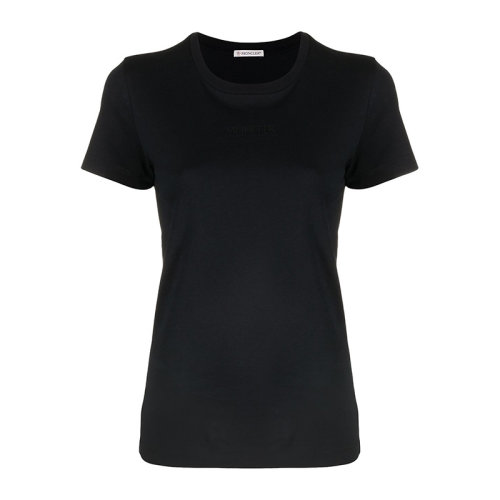 MONCLER 蒙克萊 女士 服裝 21春夏 圓領(lǐng)簡約棉質(zhì)T恤 女士短袖T恤