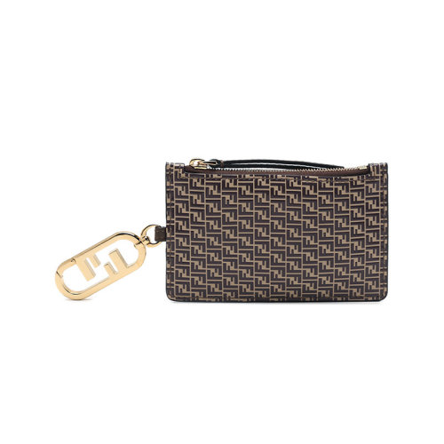 FENDI/芬迪 女士牛皮卡包卡夾鑰匙包掛飾吊飾7AS046 AHM1