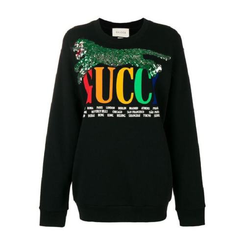  GUCCI/古馳 女士黑色棉質(zhì)衛(wèi)衣 469250 X9Y46 1082 PLFSX