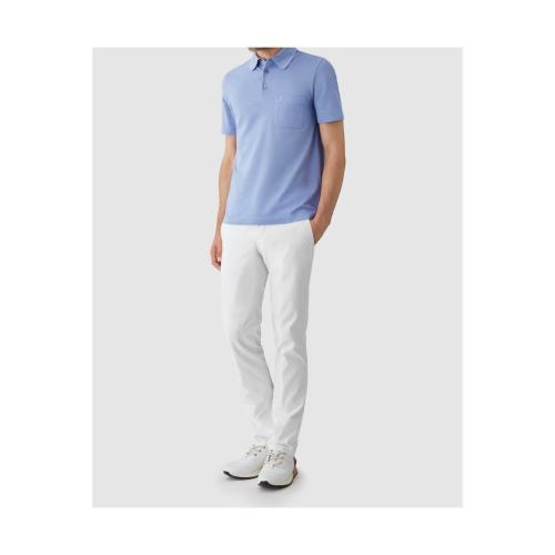  HERMES愛馬仕 男士 短袖Polo Polo boutonne broderie H H072325HA693XL 預定商品1-3周發(fā)貨