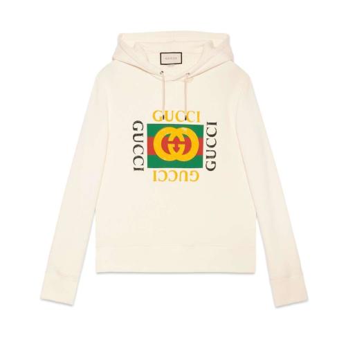  GUCCI古馳 22年秋冬 男士 飾Gucci標(biāo)識(shí)超大造型衛(wèi)衣 454585 X5J57 9541