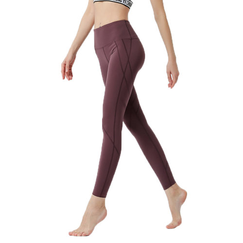 GeleiStory/GeleiStory 新款裸感健身褲女彈力緊身瑜伽褲速干跑步運(yùn)動長褲女裝＞女士褲裝＞女運(yùn)動褲