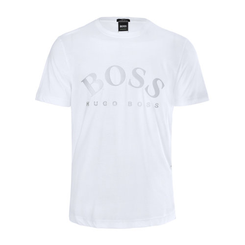 HUGO BOSS/雨果博斯   男裝 服飾 純棉胸前LOGO印花新款運動半袖男士短袖T恤