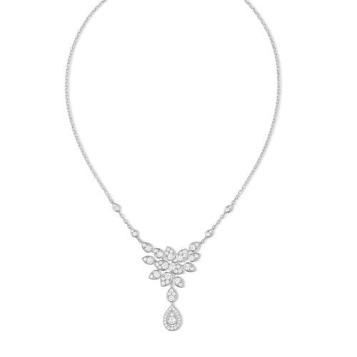 Chaumet/尚美  JOSéPHINERONDE系列 女士18k金白金切割鉆石項(xiàng)鏈083840