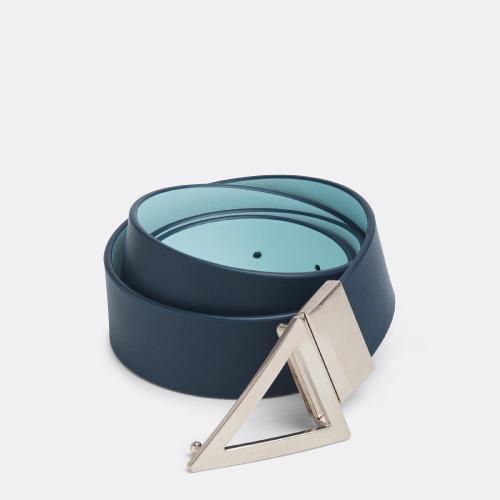  BV葆蝶家 22年秋冬 男士 腰帶 triangle 709440VMAUK3123