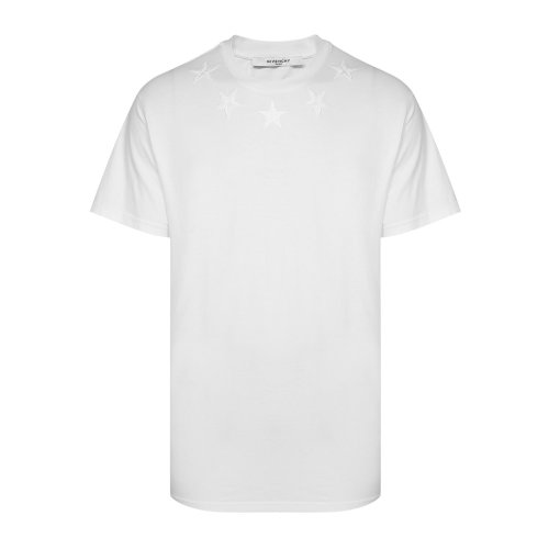 Givenchy/紀(jì)梵希 男裝 純棉圓領(lǐng)白色經(jīng)典男士短袖T恤 短袖 T恤 尺碼偏大 t恤男