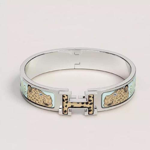  HERMES愛馬仕 22年秋冬 女士 手鐲 Bracelet Clic H Les Leopards H702318FPE4GM