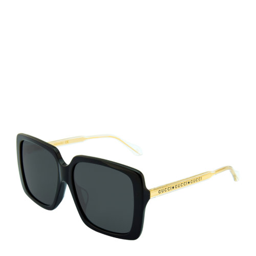 GUCCI/古馳 倪妮 明星同款 復(fù)古 摩登 方形 大框 男女款 太陽(yáng)鏡 三個(gè)logo鏡腿 墨鏡 眼鏡 GG0567SA 58mm GUCCI 古馳