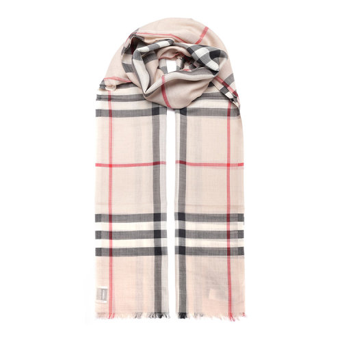BURBERRY/博柏利 【20春夏新款】男女同款 中性駝色經(jīng)典格紋羊毛圍巾圍脖 8015407