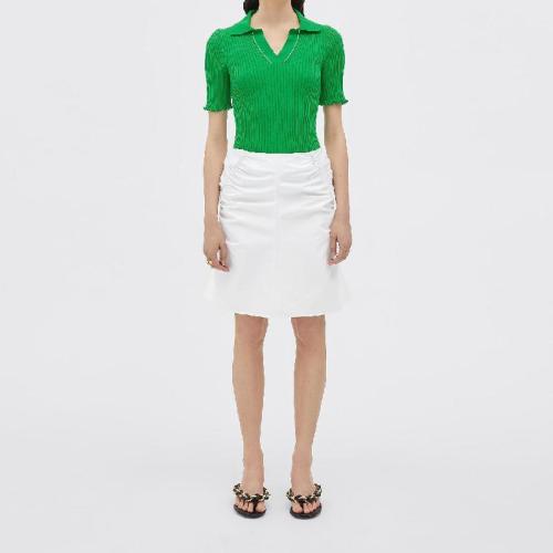  BV葆蝶家 22年秋冬 女士 半身裙 jupe 707746VKJ609000