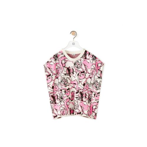  LOEWE羅意威 22年秋冬 男士 針織衫 Sleeveless jacquard sweater H526Y14KAQ-8905