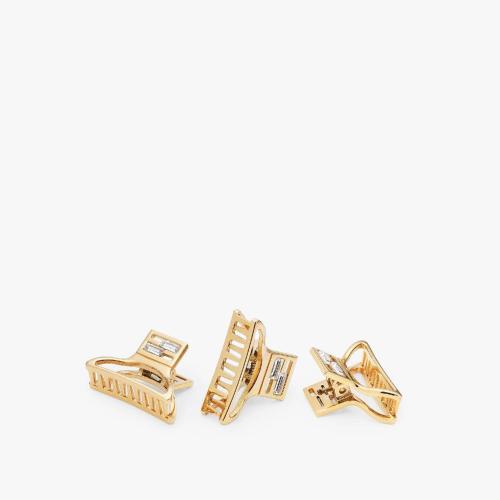  FENDI芬迪 22年秋冬 女士 發(fā)夾 金色發(fā)夾 8AH815W2YF089U