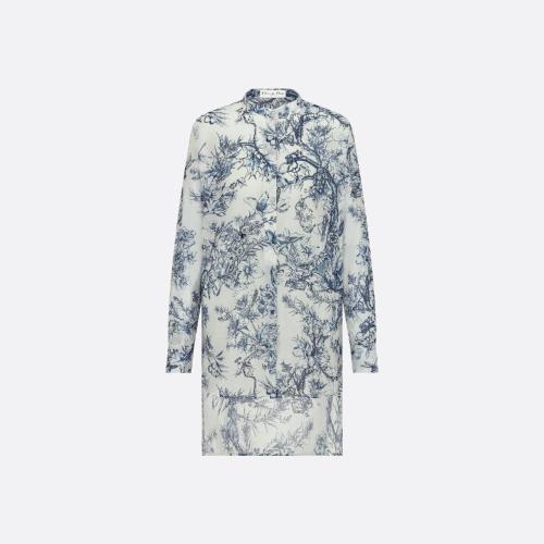  DIOR迪奧 22年秋冬 女士 長(zhǎng)袖襯衫 長(zhǎng)款襯衫 211B54A3771_X0819 預(yù)定商品1-3周發(fā)貨