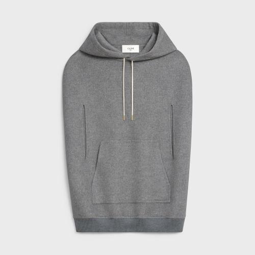  CELINE賽琳思琳 22年秋冬 女士 針織衫 雙面山羊絨斗篷式套頭衫 2V31L6700.09GM