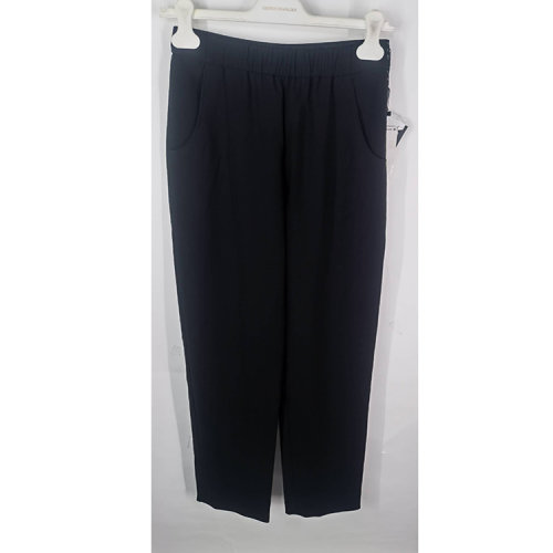 Giorgio Armani/喬治阿瑪尼 女士黑色休閑褲 PAP07T PA121 999