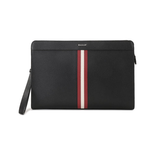 BALLY/巴利【22春夏新款】男士皮質(zhì)手拿包條紋 TIDEO LT